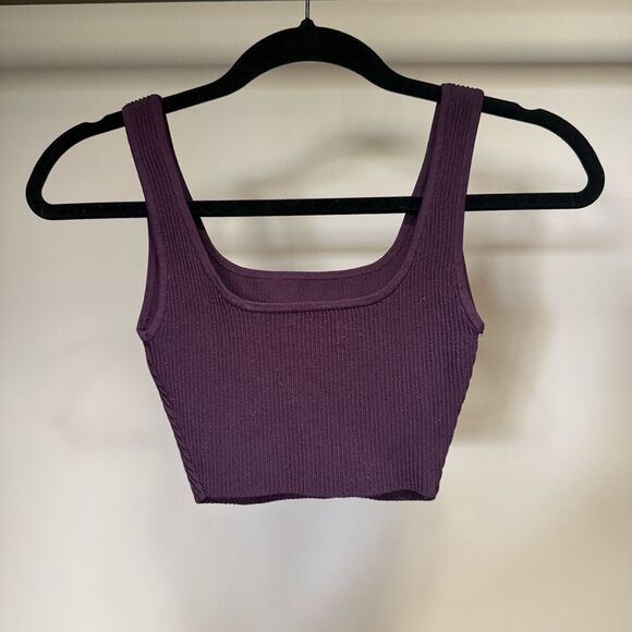 Aritzia sculpt knit square neck top - size xxs - Picture 2 of 4